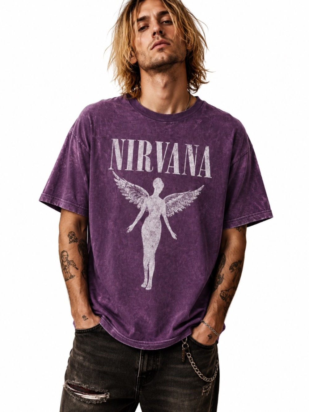 Nirvana Shirt XL In Utero Purple
